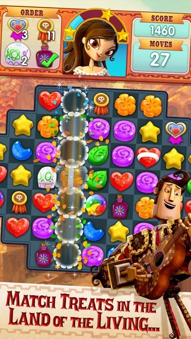 Sugar Smash: Book of Life gameplay screenshot from the official store listing